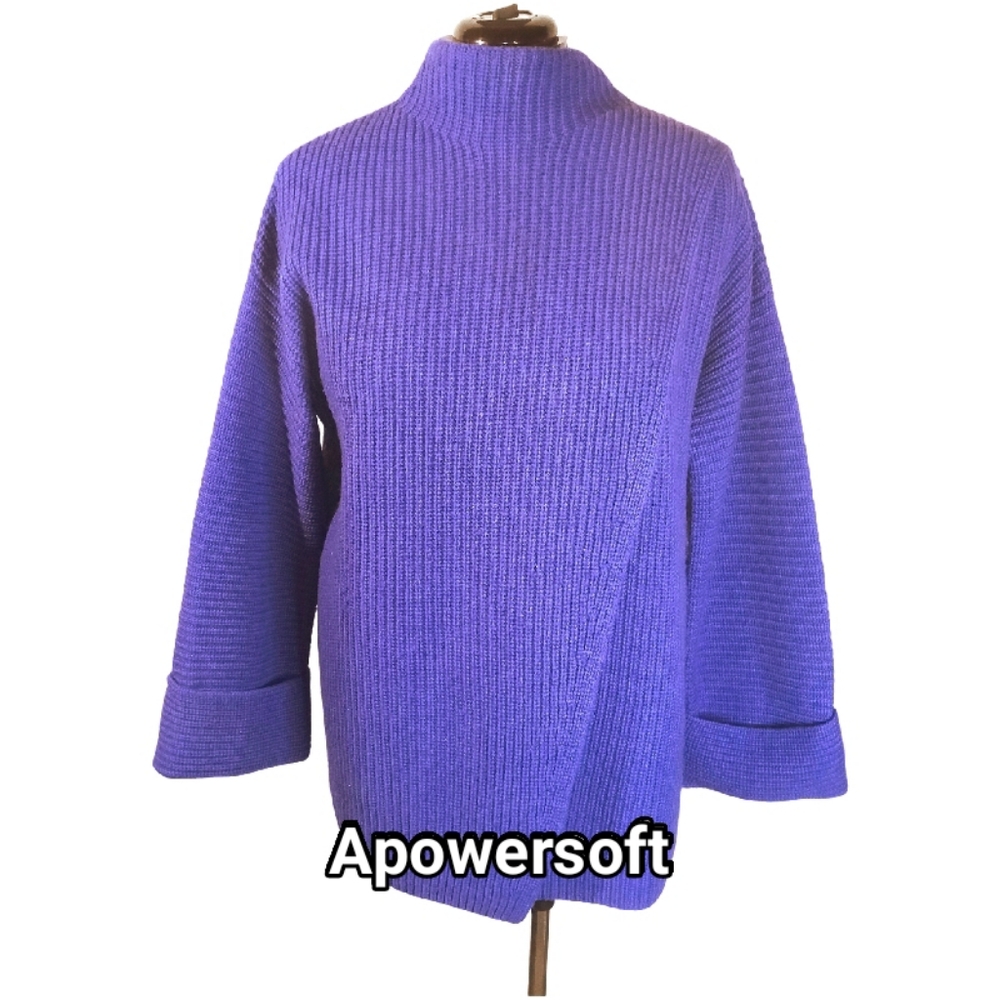 Athleta Azuela Nobel Blue/Purple Sweater